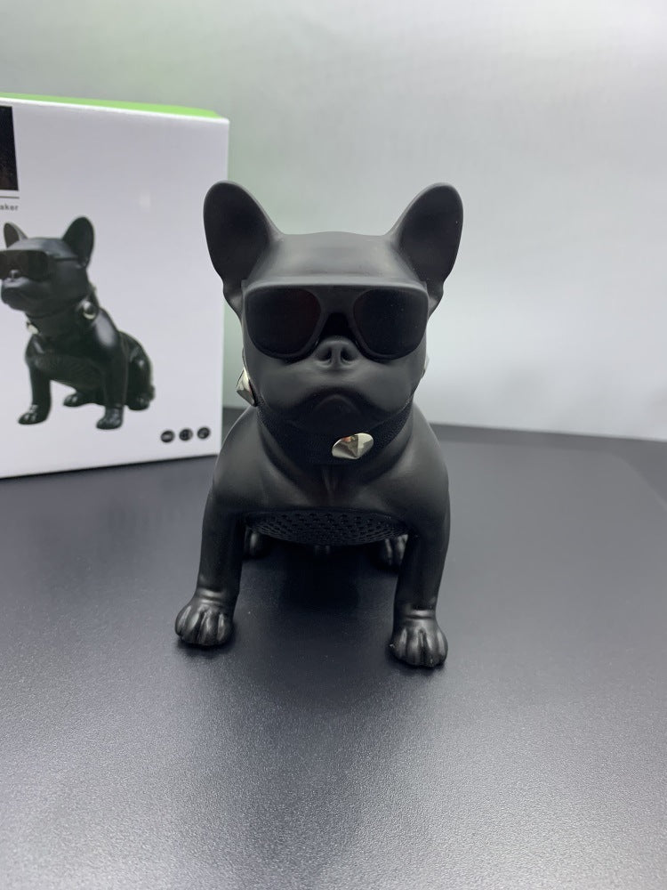 Mini Full Body Bulldog Bluetooth Speaker - It MAKES THE STATEMENT ! ! Who's The Boss ! ! - One Red Hill